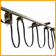 KH Industries FTCT-FL-KIT50 C-Track 50 Festoon Kit for Flat Cable Trolley Car System 