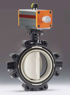 Pneumatically Actuated Butterfly Valve Type 242